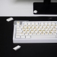 Golden Big Letters 104+38 Full PBT Dye-subbed Keycaps Set for Cherry MX Mechanical Gaming Keyboard